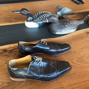 Ron White paisley style brogue shoes